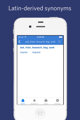 Latin-derived Synonyms screenshot 2