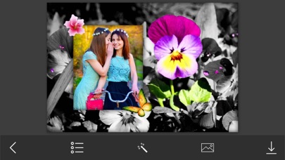 Color Splash Photo Frames - Decorate your moments with elegant photo frames iPhone screenshot