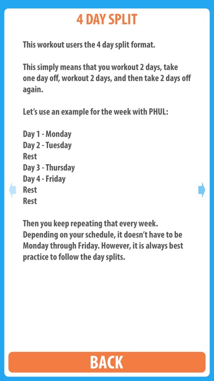 PHUL - The 4 day split workout designed for building muscle and making gains screenshot-3