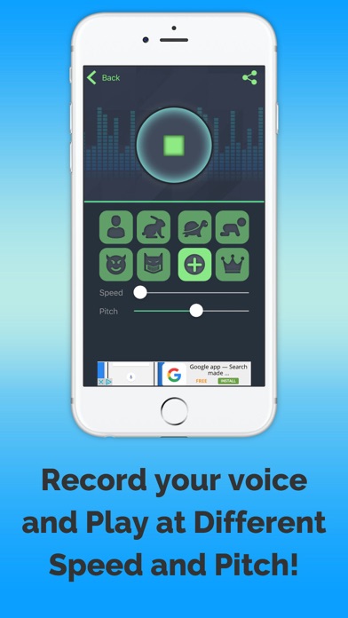 Screenshot #1 pour Voice Change effets