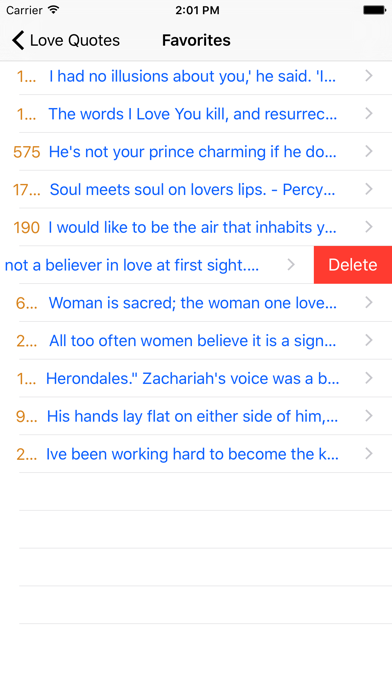Quotes: Love Quotes iPhone screenshot