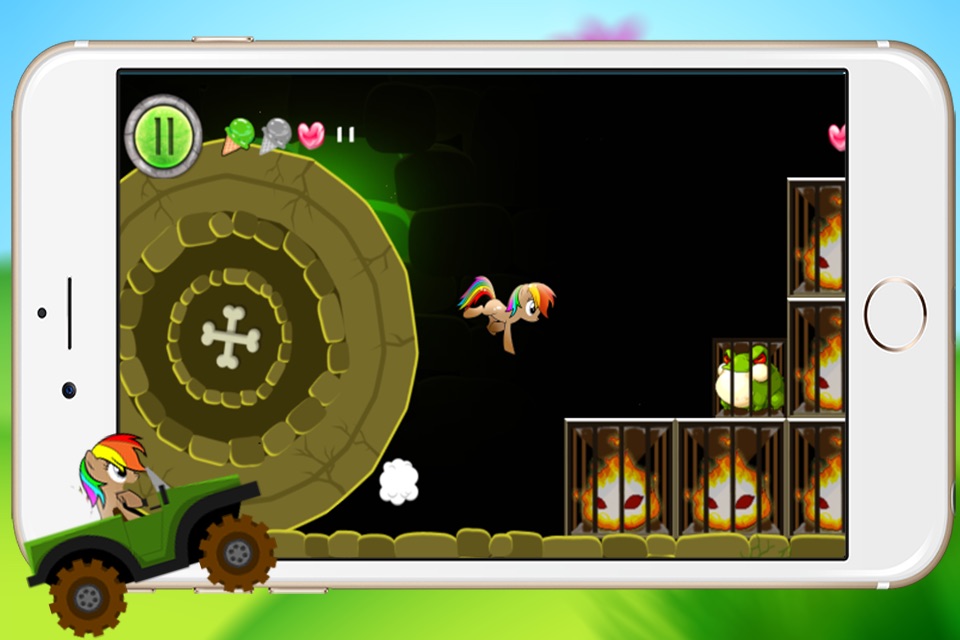 Little Princess Rush - Pony Rainbow Adventure screenshot 3