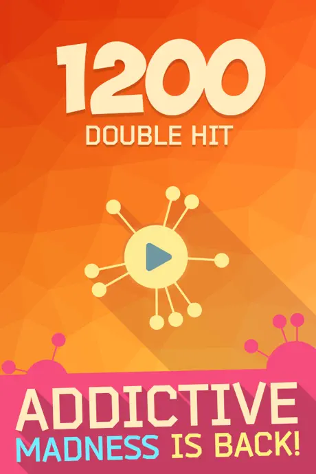 1200: Double Hit - Two Color Dots Addictive Puzzle