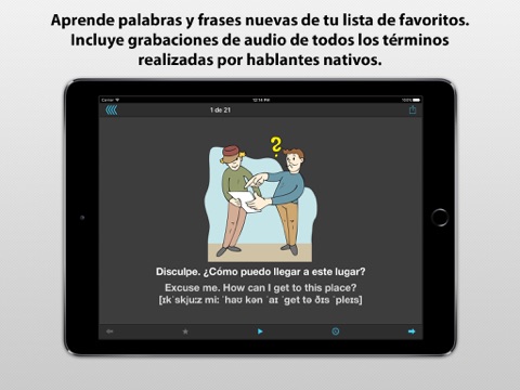 Libro de Frases con más de 30 idiomas iPad screenshot 4 - Travel app