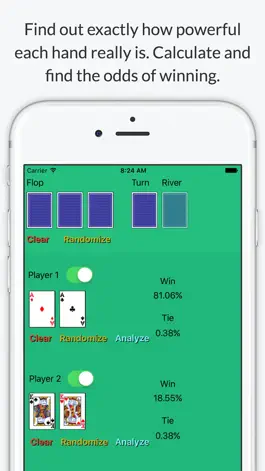Game screenshot Texas Holdem Poker Odds Calculator - Calculate chances to win mod apk