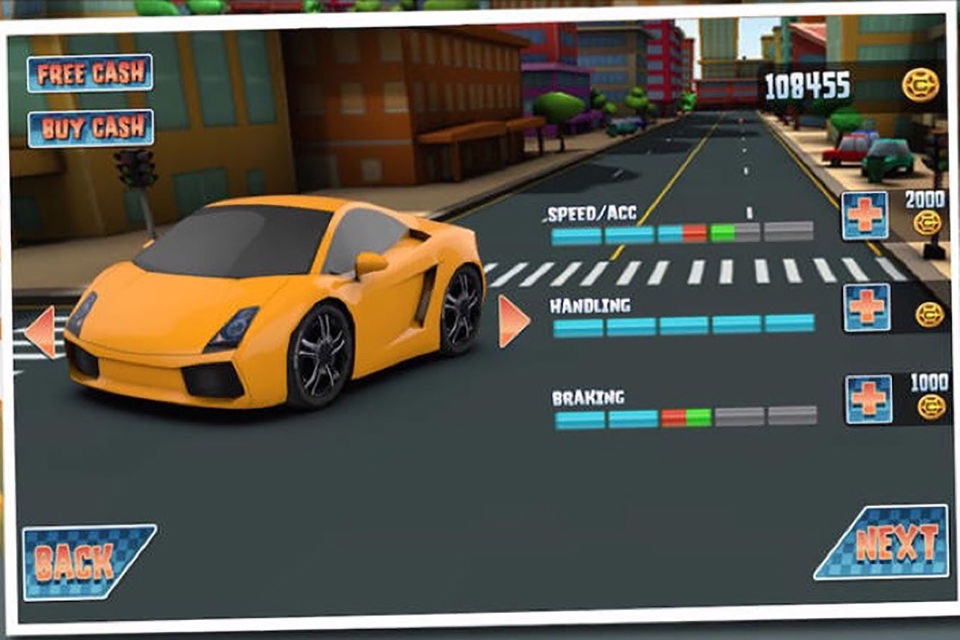 3D Fast Car Racer - Own the Road Ahead Free Games screenshot 4