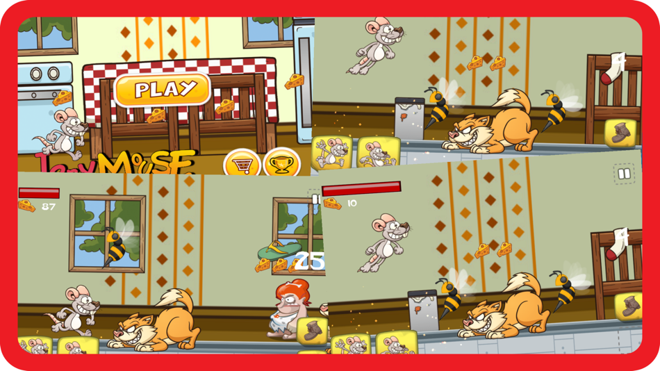 #1. Jerry Mouse & Cat Adventure Game (iOS) 由: Anchalee Pradissook