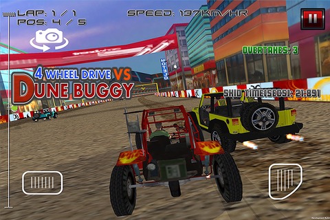 4 Wheel Drive Vs Dune Buggy - Free 3D Racing Gameのおすすめ画像1