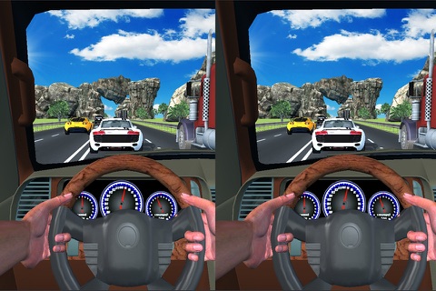VR-Crazy Car Traffic Racing 2 Free screenshot 3