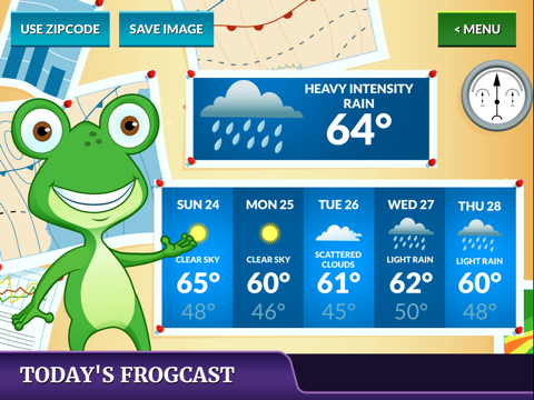 Screenshot #4 pour Freddy the Frogcaster's Weather Station