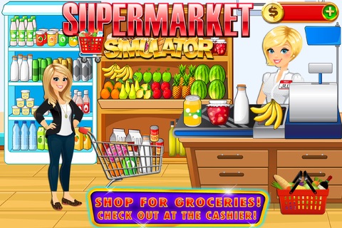 Supermarket Grocery Store Girl screenshot 2