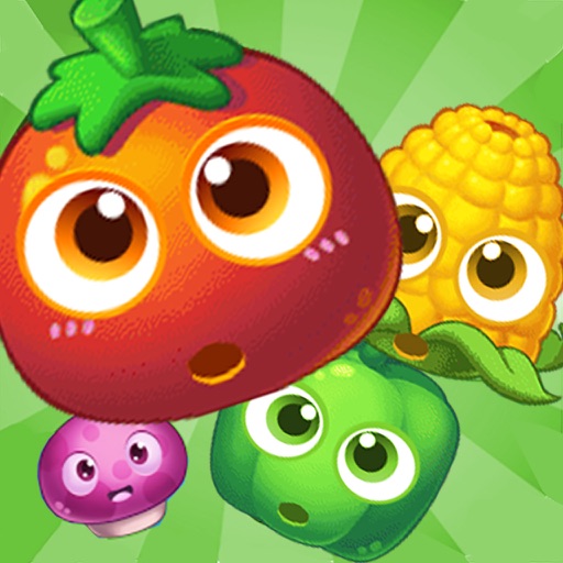 Sweet Farm Blast Vegetables Free Connect Match 3 Game iOS App