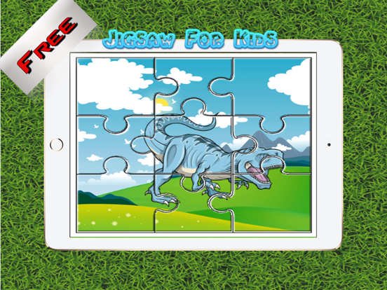 Dinosaur Jigsaw Puzzle Kids - Puzzles Games Education Learning Free For Toddler and Preschool iPad screenshot 2 - Games app