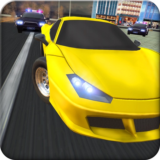 Chicago Police Car Crime Chase - Smash Criminal Cars to Control Crime in the City Icon