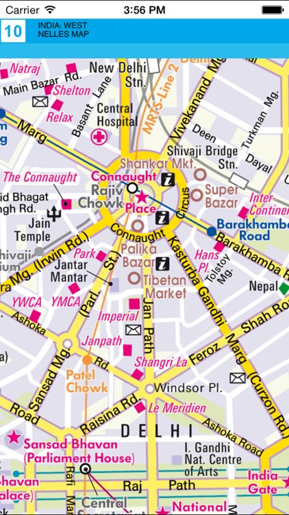 India: West. Tourist map. screenshot-3
