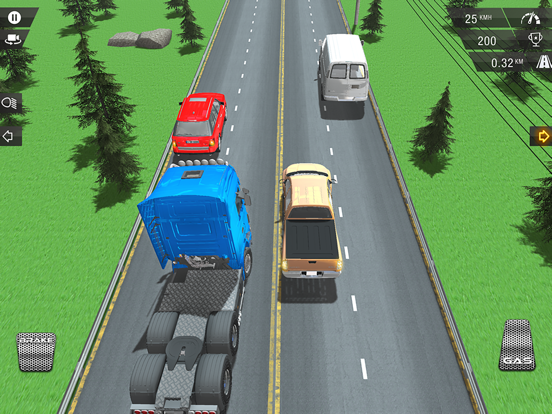 Racing In Truck iPad screenshot