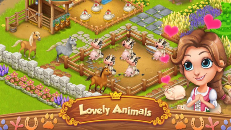 Town Story - farm village building &harvest crops