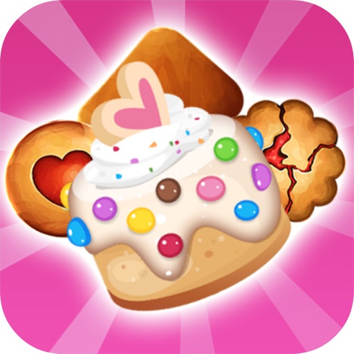 Sweet Cookie Line Smash Mania icon