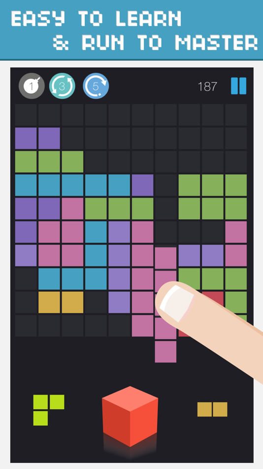 #3. A Block Party! Idle Grid Block Puzzle Games (iOS) Podle: Teerawut Sanprom