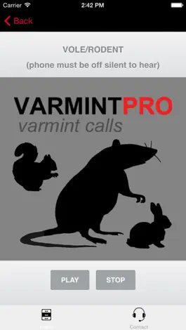 Game screenshot Varmint Calls for Predator Hunting with Bluetooth apk