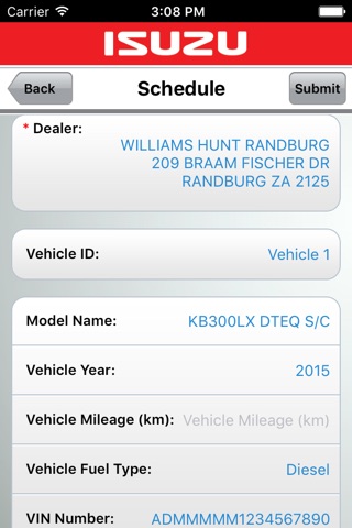 MyIsuzu Car Manager screenshot 3