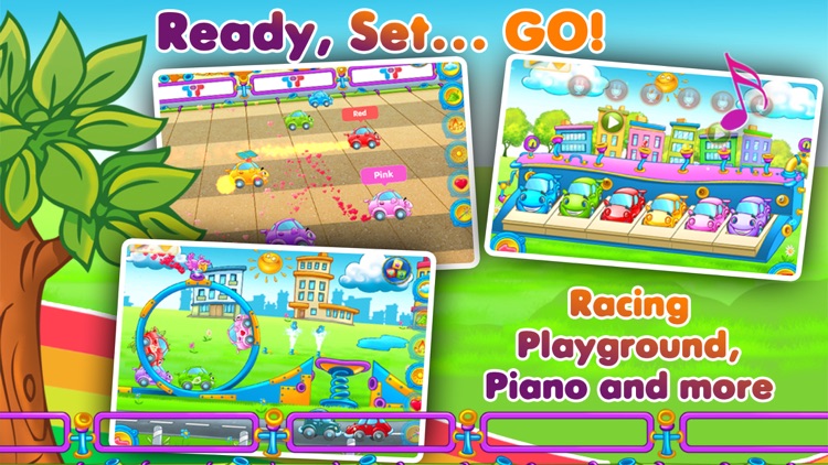 Rainbow Cars - Kids Learn COLORS through Fun Games screenshot-3