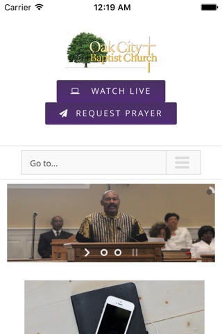 Oak City Baptist Church screenshot 2