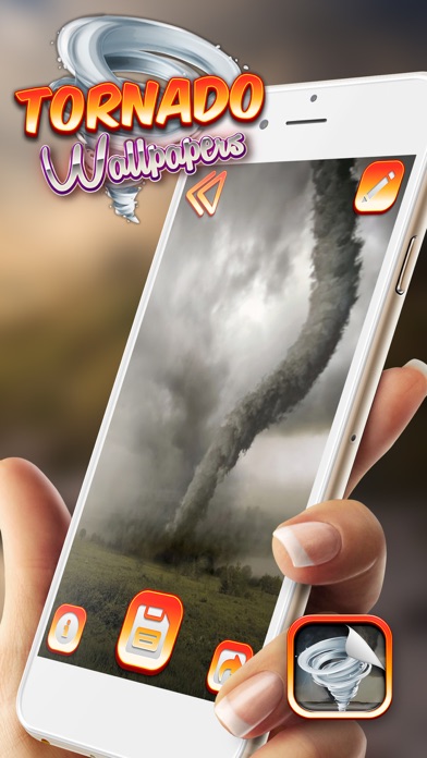 Screenshot #1 pour Tornade fonds d'écran gratuits – Orage thèmes de fond et des photos de paysage