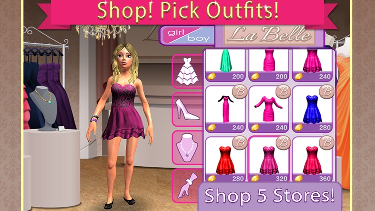 High School Life - Flirt, Dress Up, Date & Dance screenshot-3