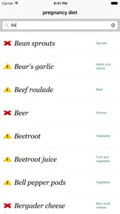 pregnancy diet (No internet needed) screenshot #2 for iPhone