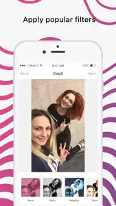 VideX - Video Effects and Filters screenshot #1 for iPhone