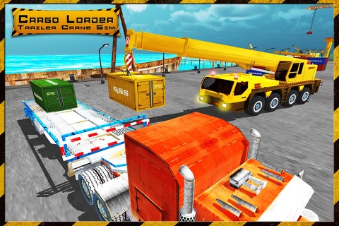 Cargo Loader Trailer Crane Simulator 3D - Grand Truck Hill Driving and Parking Sim Game screenshot 3