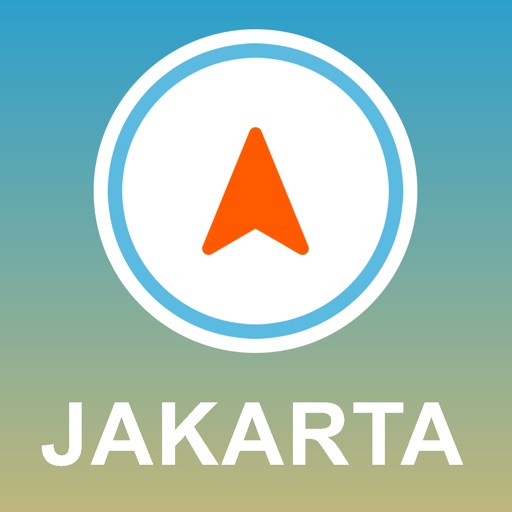 Jakarta, Indonesia GPS - Offline Car Navigation icon