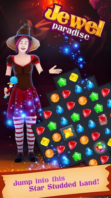 Screenshot #3 pour Jewel Paradise Mania. My Diamond Rush Story In Match 3 Classic Puzzle