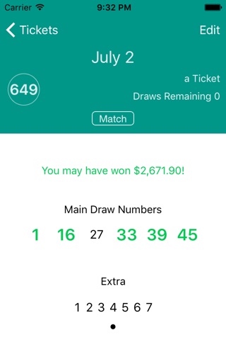 Lotto Log screenshot 3