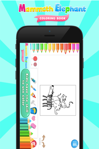 Mammoth Elephant Coloring Books screenshot 4