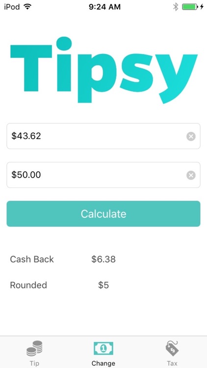 Tipsy Free Tip Calculator