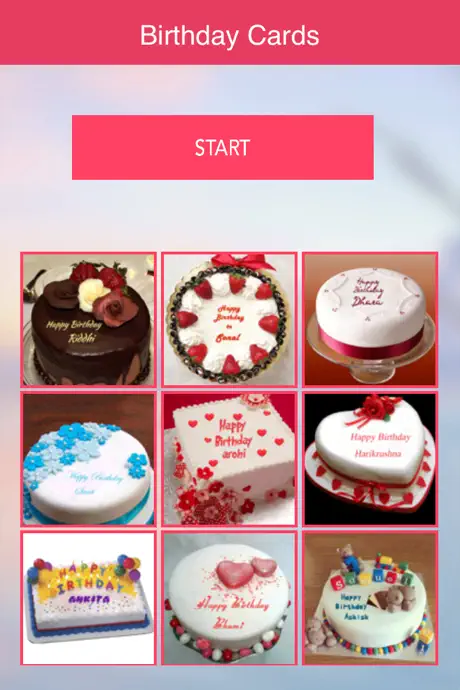 Name On Birthday Cake