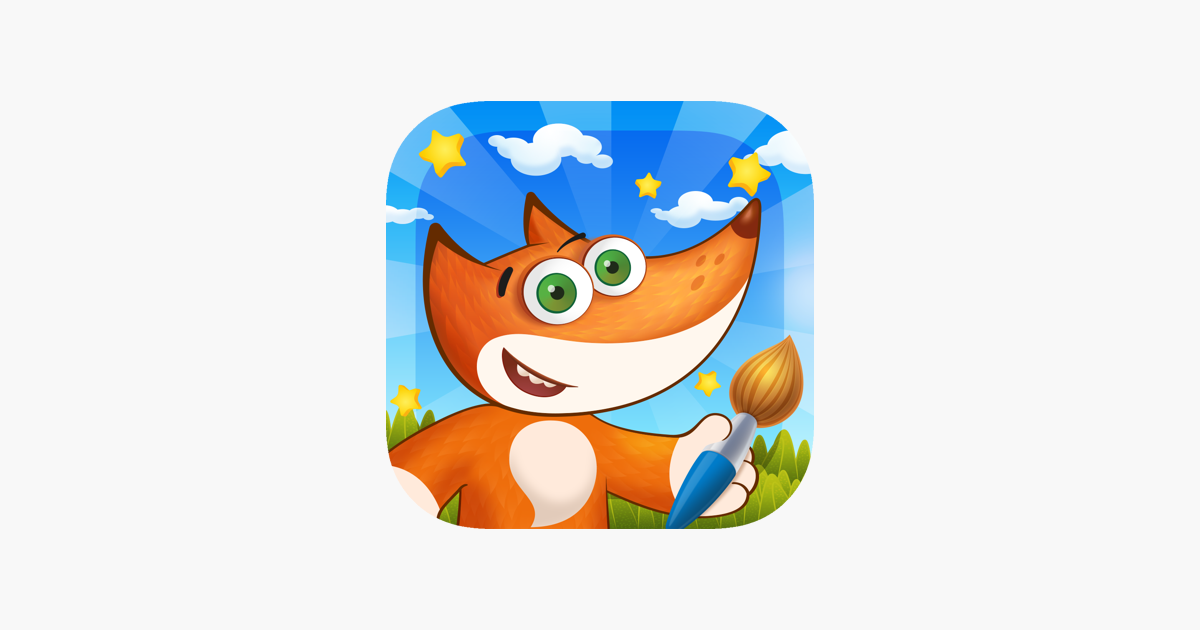 Tim the Fox - Paint - free preschool coloring game - Livro de Colorir na  App Store