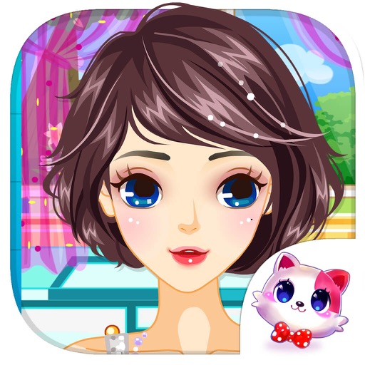 女孩明星梦 - 舞会公主礼服化妆打扮沙龙，儿童教育女生小游戏免费 icon