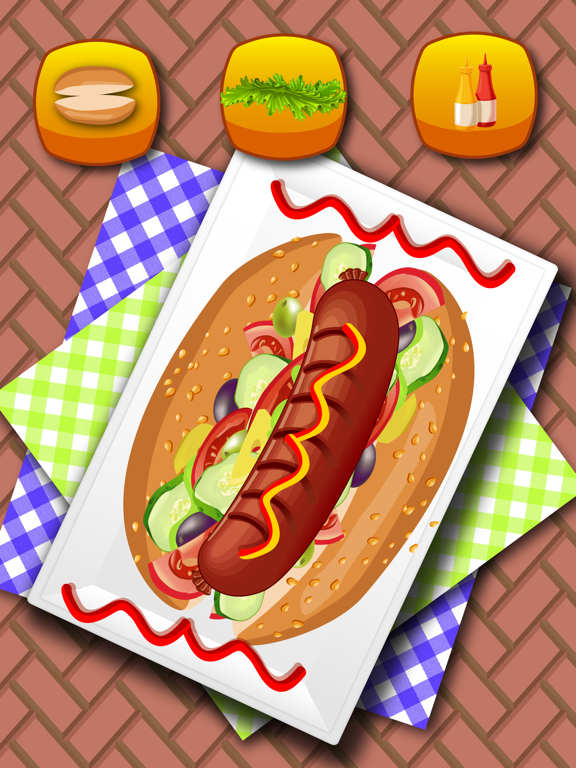 Screenshot #4 pour Hotdog - Free girls kids fast food lovers Cooking – maker dress up Game