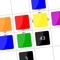 Free puzzle game: Swipe and blend blocks into mix colors and black
