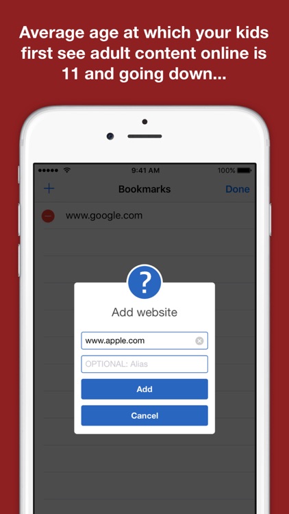 Safe Web for kids - Whitelist Internet Browser screenshot-3