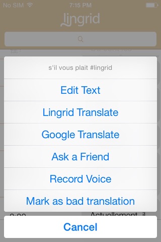 Lingrid - Language Cloud - Translate & Learn Lingo screenshot 4