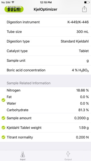 Kjeldahl Optimizer