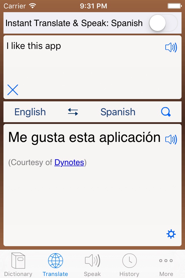 Multi Lang Dictionary and Translator + Text to Speech with English Spanish Chinese French German Korean Russian and more! screenshot 3