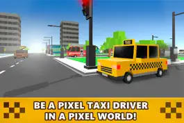 Game screenshot Pixel Loop Taxi Race 3D mod apk