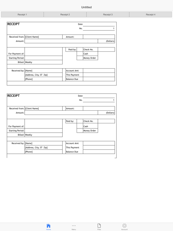 Screenshot #5 pour Cash Receipts