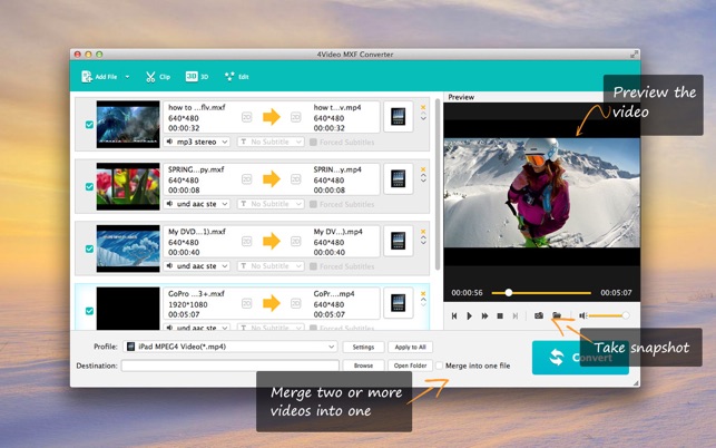 4Video MXF Converter - to MP4(圖5)-速報App