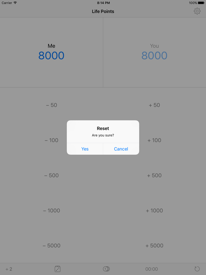 YugiCalc Life Point Calculator